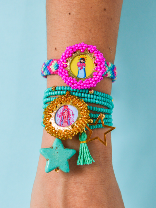 Set di Pulseras Speranza Celeste