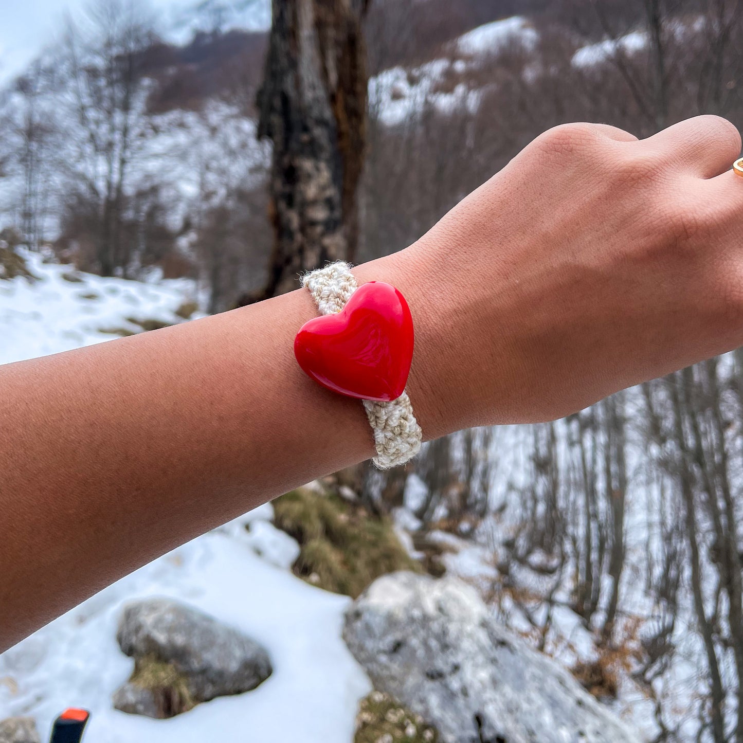 Pulsera corazón Wayuu