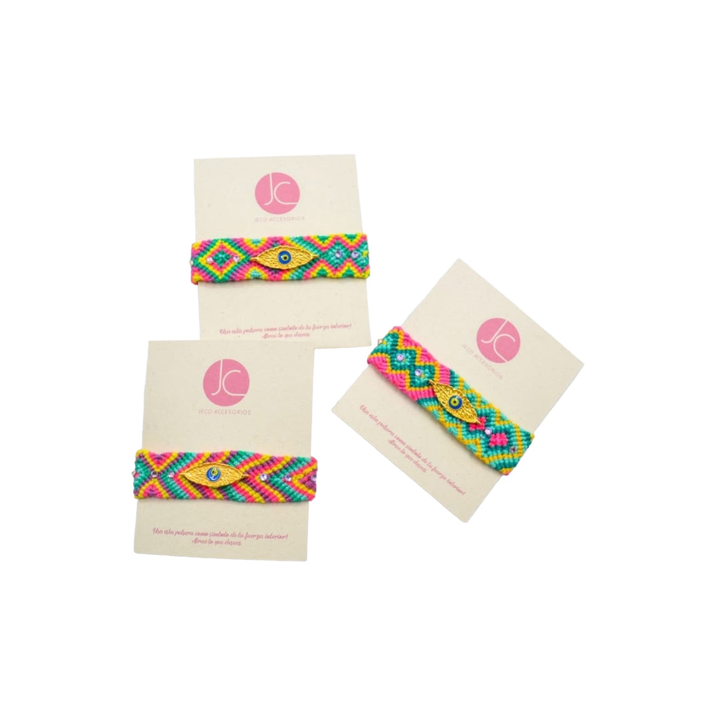 Pulsera Wayuu ojo truco