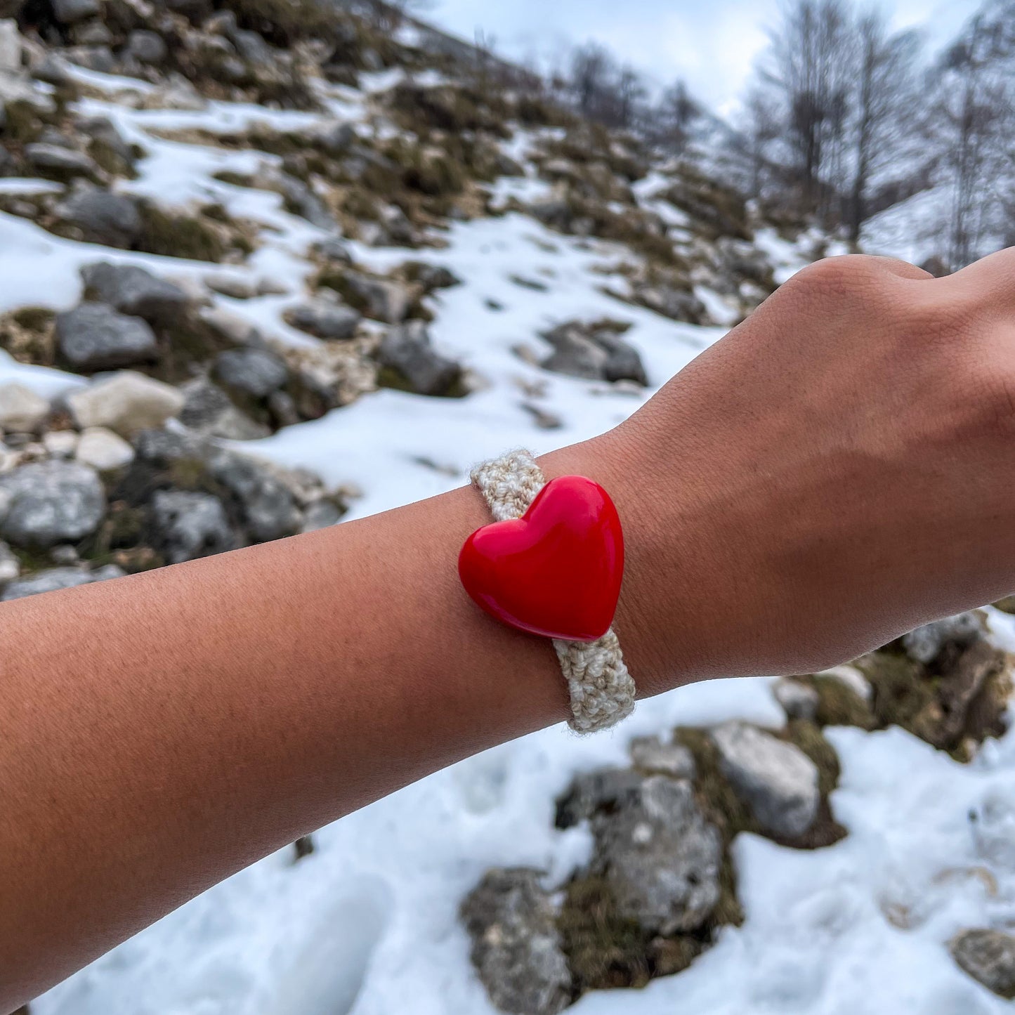 Pulsera corazón Wayuu