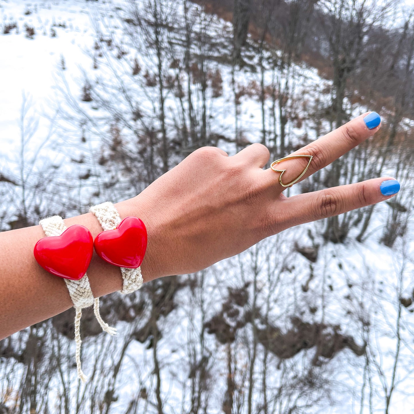 Pulsera corazón Wayuu