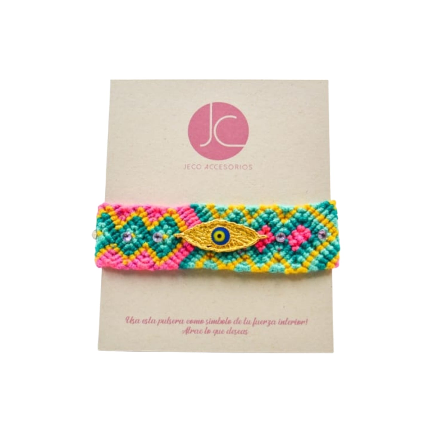 Pulsera Wayuu ojo truco