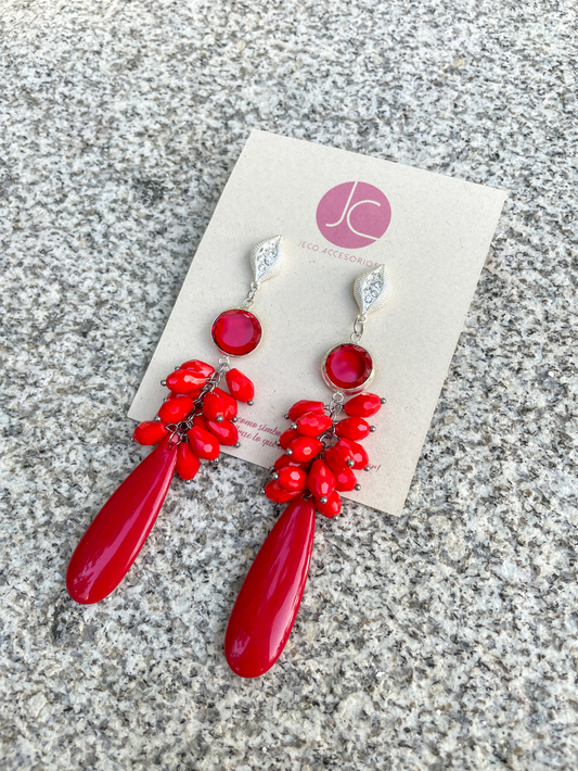 Red Enchantment Earrings